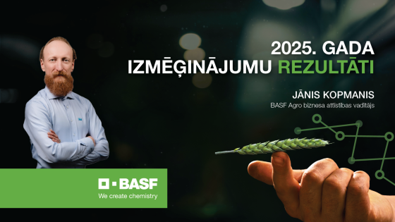 2025. gada izmēģinājumu rezultāti