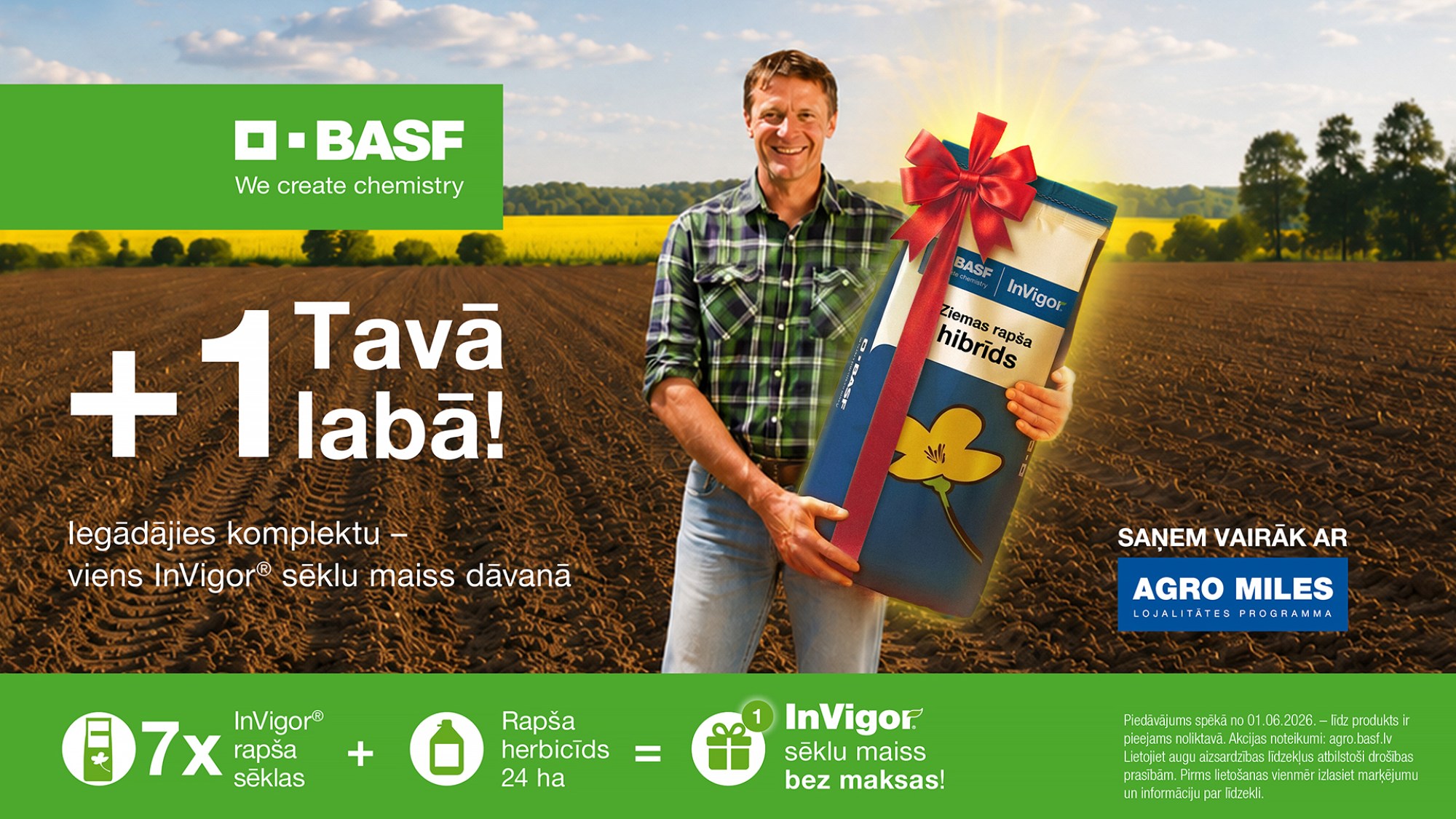 Rudens akcija rapšiem 2026: Plus viens Tavā labā!